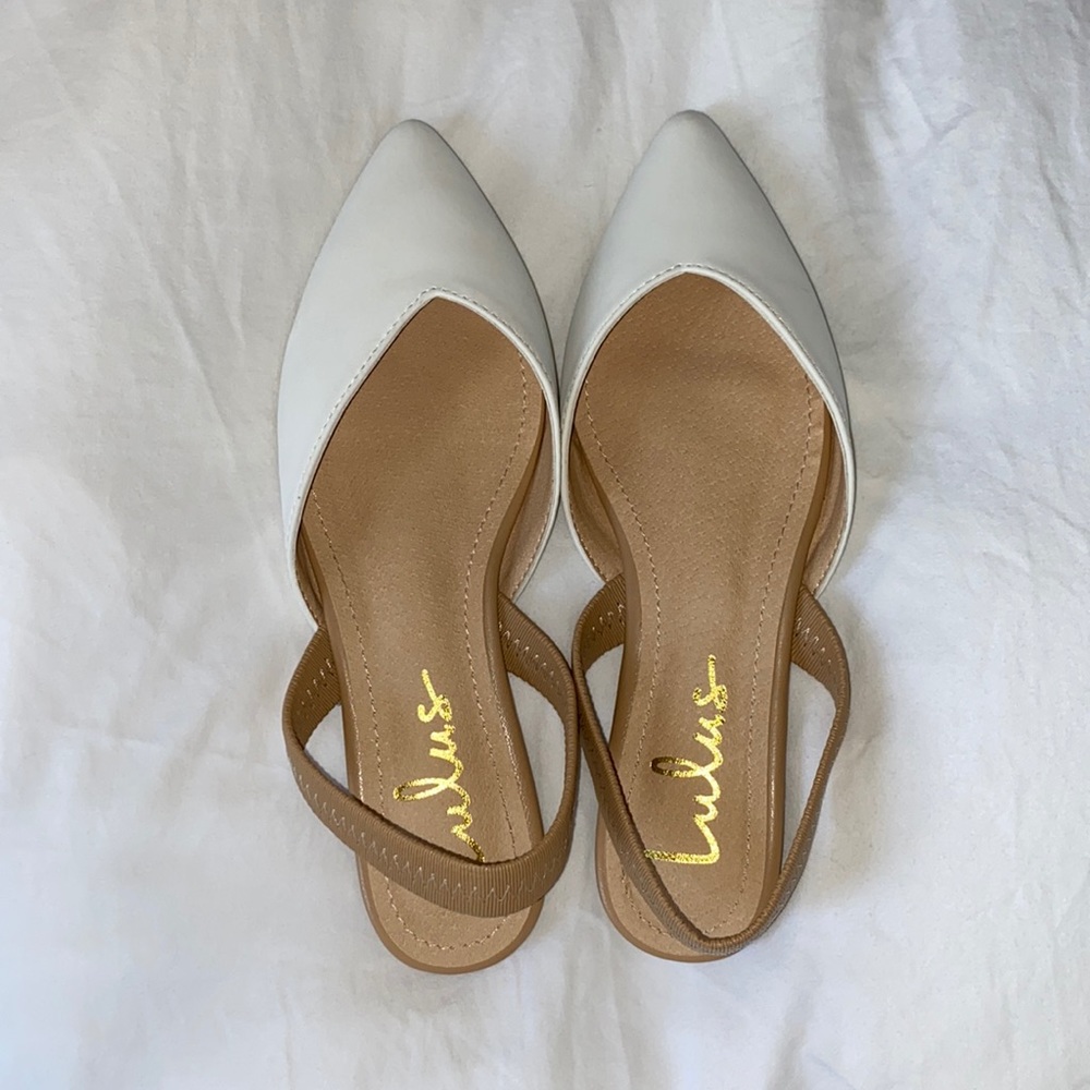 FLATS, sling back, size 6